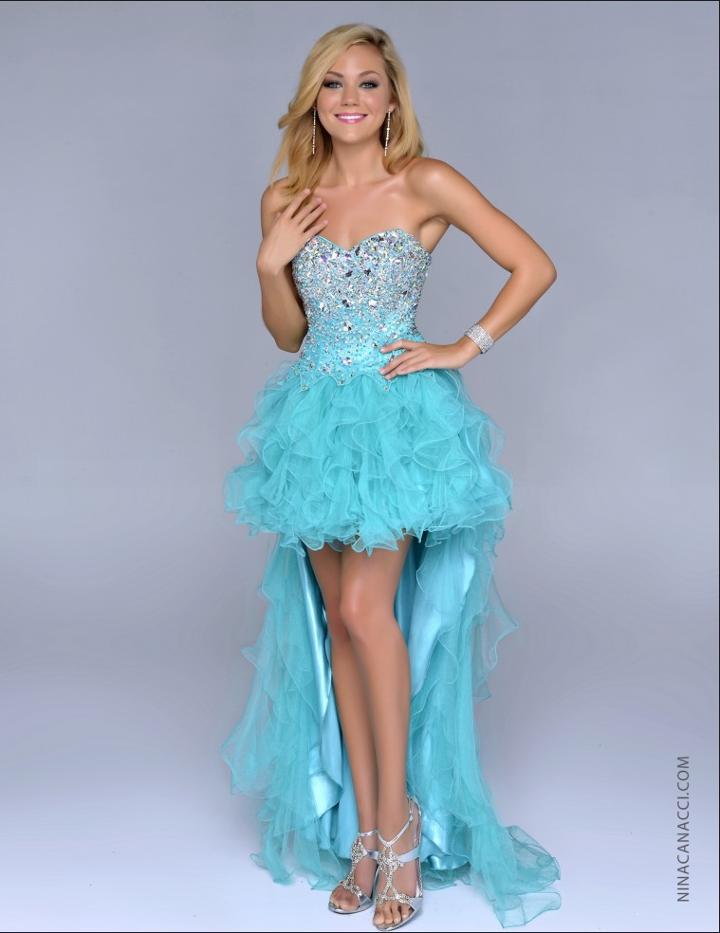 Nina Canacci - 4045 Dress In Teal