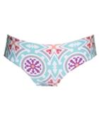 Nicolita Swimwear - Knotty Reversible Boy Short In Riviera Romance/purple