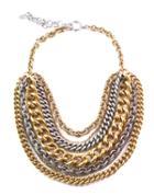 Elizabeth Cole Jewelry - Gold & Silver Chain Necklace