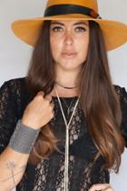 Heather Gardner - Goddess Gemstone Choker In Gunmetal And Onyx