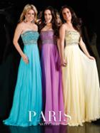 Paris Prom By Mon Cheri - 116765 Long Dress In Yellow