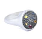 Nina Nguyen Jewelry - Petite Round Oxidized Ring