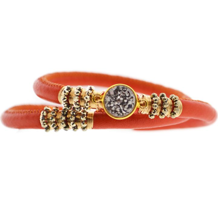 Mabel Chong - Radiant Glam Round Druzy Bracelet