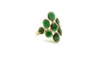 Tresor Collection - Chrome Diopside Mosaico Ring In 18k Yellow Gold