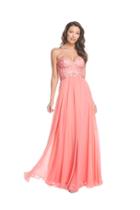 Aspeed - L1575 Embroidered Strapless A-line Evening Dress
