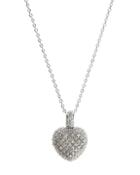 Cz By Kenneth Jay Lane - Pave Heart Pendant