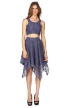 Oasis Cropped Tank Top I Navy