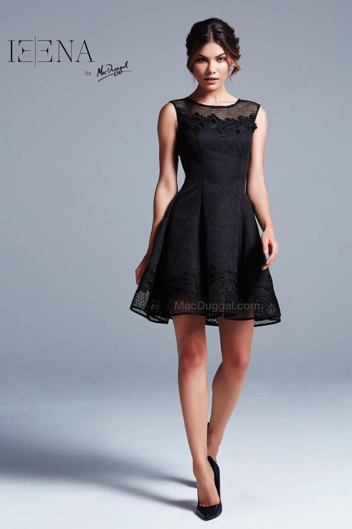 Ieena For Mac Duggal - 30281 Dress In Black