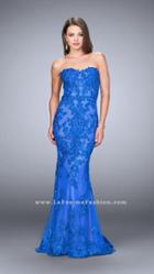 Gigi - Strapless Beaded Lace Sweet Long Mermaid Dress 24106