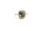 Tresor Collection - Organic Diamond Slice With Round Brilliant Diamond Ring In 18k Yg Default Title