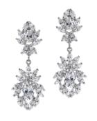 Cz By Kenneth Jay Lane - Garland Clip Earring