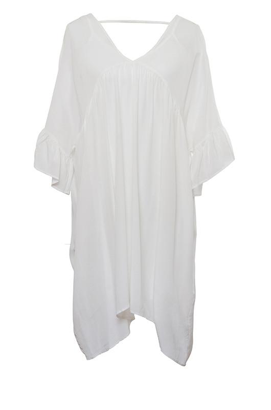 Gold Hawk - Silk Smock Dress