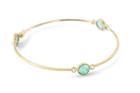 Nina Nguyen Jewelry - Fond Emerald 14k Gold Bangle
