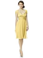 Dessy Collection - Luxtwist1 Dress In Buttercup