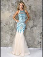 Nina Canacci - 4101 Dress In Ivory/mint