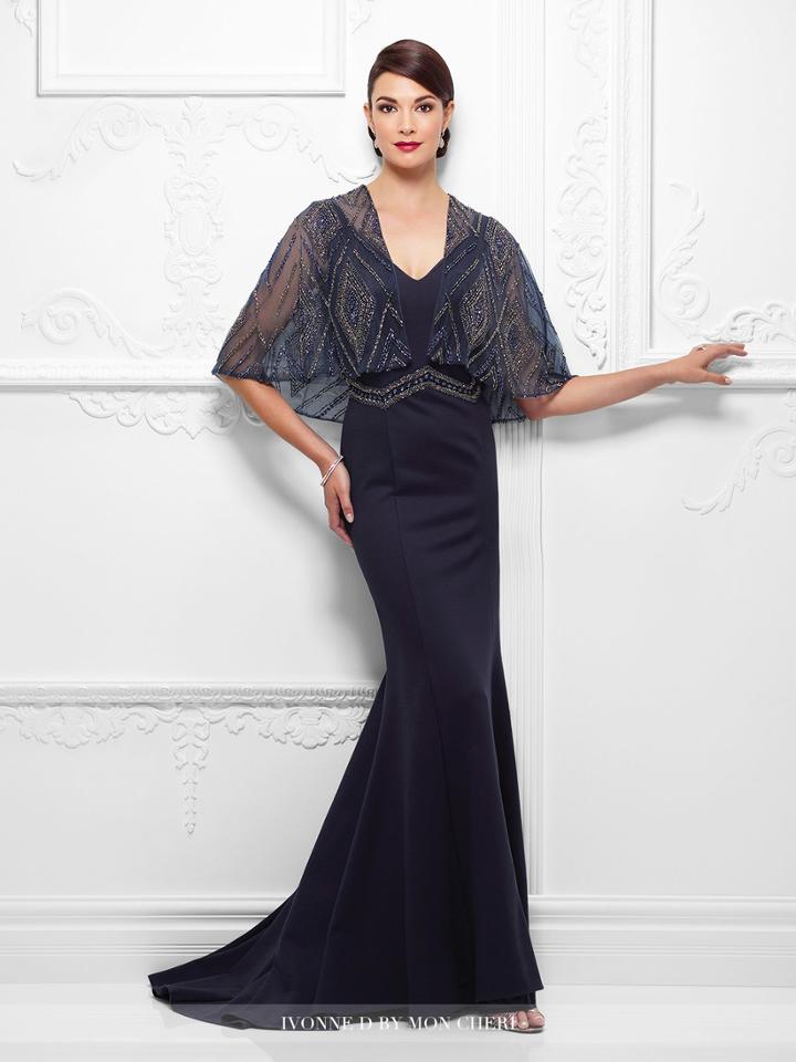 Ivonne D For Mon Cheri - 117d61 Fit And Flare Gown