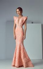 Saiid Kobeisy - 3165 Structured Sleeve Mermaid Gown