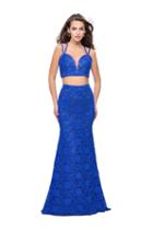 La Femme - 25771 Two Piece Beaded Lace Trumpet Dress