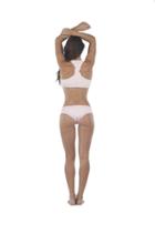 Lolli Swimwear - Splash Bottom In Light Pink Stripes