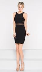 Colors Dress - G772s Sleeveless Halter Matter Jersey Sheath Dress