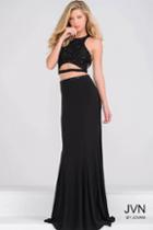 Jovani - Sexy Two Piece Fitted Prom Dress Jvn40323