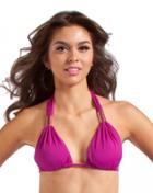 Nicolita Swimwear - Havana Halter Bikini Top Pink
