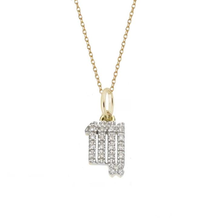 Rachael Ryen - Virgo Diamond Zodiac Charm Necklace