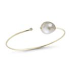 Margaret Elizabeth - 14k Gold White Freshwater Pearl Cuff
