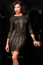Scala - 48377ml Dress In Black/nude