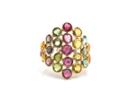 Tresor Collection - Multicolor Tourmaline Ring In 18k Yellow Gold