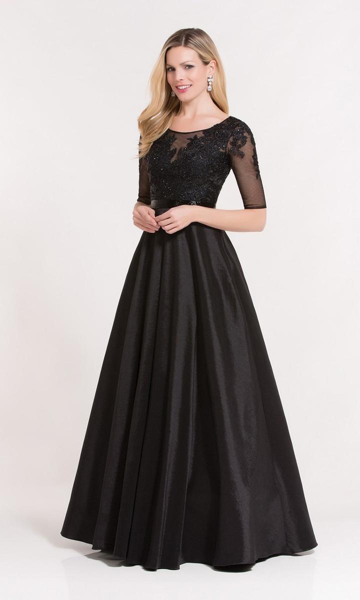 Alyce Paris - 27220 Beaded Lace Illusion Scoop Ballgown