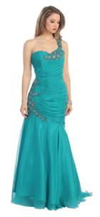 May Queen - Ornate Ruched Mermaid Gown Mq805