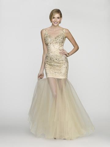 Bg Haute - G3200 Dress In Champagne