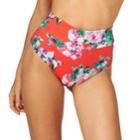 Montce Swim - Red Floral High Rise Bottom