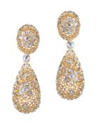 Jarin K Jewelry - Filigree Drop Clip Earrings