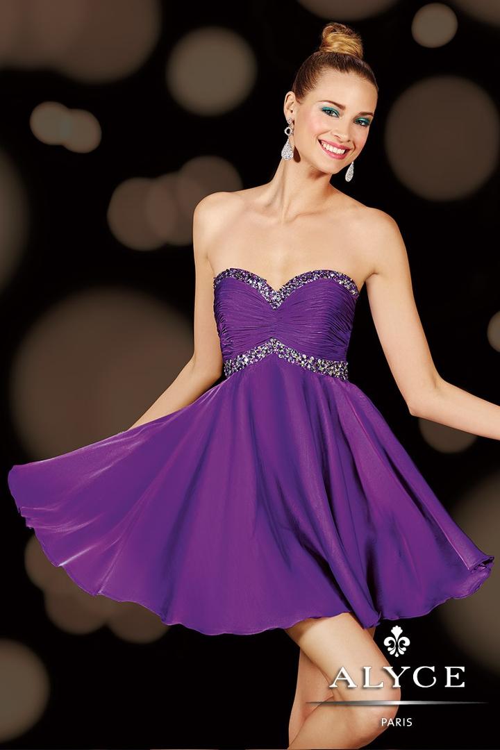 Alyce Paris Homecoming - 3609 Dress In Purple