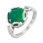 Heather Hawkins - Persephone Ring - Green Onyx