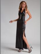 Colors Dress - 0212 Sleeveless V Neck Pleated Sheath Gown
