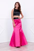 Sexy Sleeveless Two-piece High Neck Long Mermaid Dress