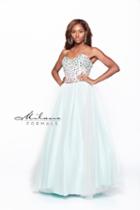 Milano Formals - Bedazzled Strapless Sweetheart Ball Gown E1974