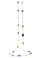 Tresor Collection - Multicolor Stone Baroque Necklace In 18k Yellow Gold