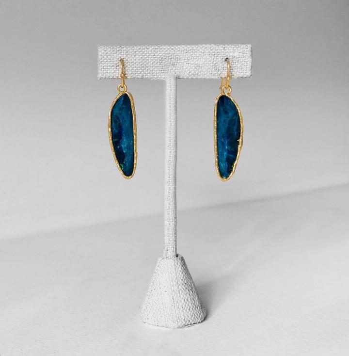 Margaret Elizabeth - Opal Drop Earrings