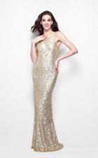 Primavera Couture - Sparkling Sleeveless Full Sequined Long Sheath Dress 1251