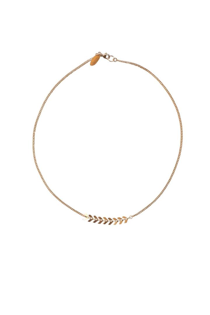 Heather Gardner - Chevron Necklace In Gold, Silver, Rose Gold, Or Mixed Metal