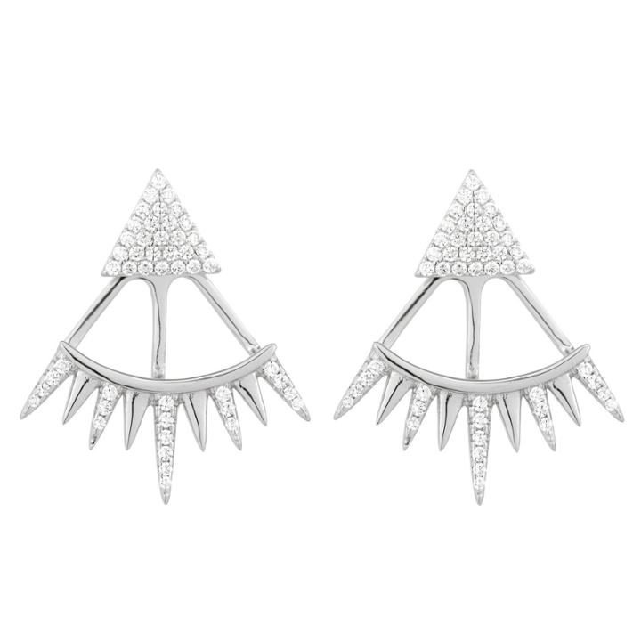 Teri Jon - Melrose Cz Triangle Spike Earring