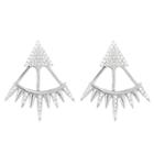 Teri Jon - Melrose Cz Triangle Spike Earring