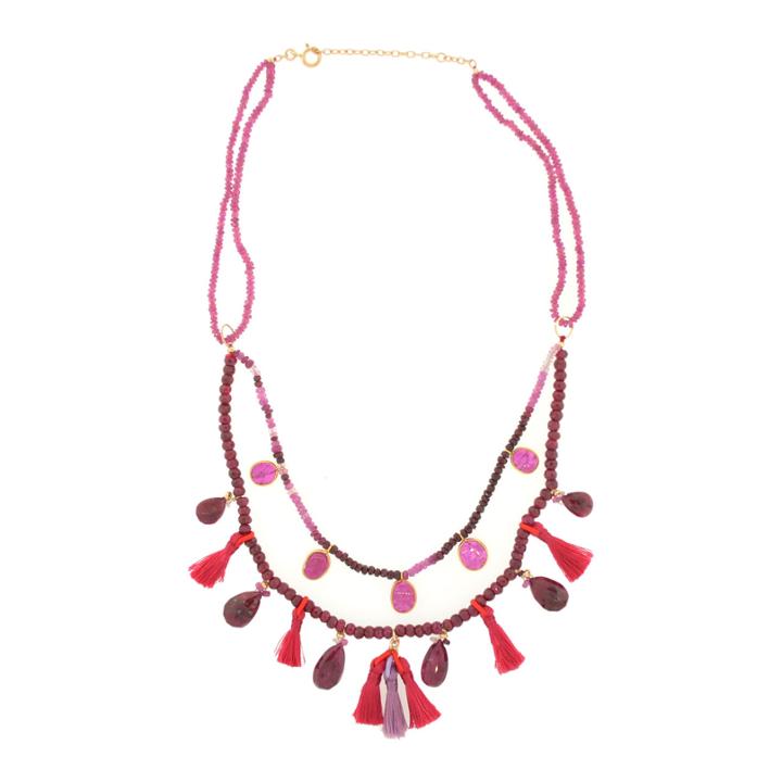 Mabel Chong - Burmese Ruby Necklace