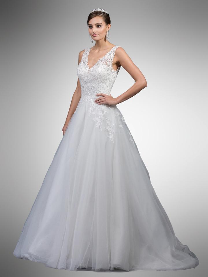 Dancing Queen - 27 Jewel Accented Floral Appliqued Ballgown