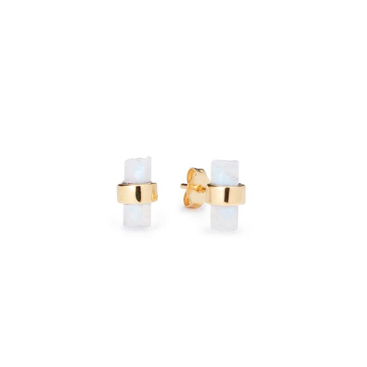 Margaret Elizabeth - Dillon Studs Moonstone