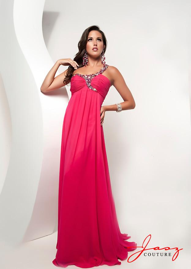Jasz Couture - 4814 Dress In Fuschia